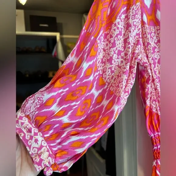 Walker & Wade Kelsey Dress in Flamingo - Picture 2 of 15